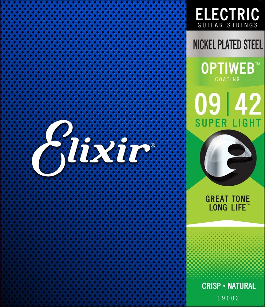 ELIXIR 09-42 OPTIWEB 電吉他弦 奈米包覆層 超薄型 19002