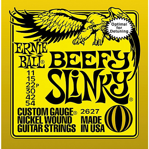 超值 Ernie Ball 2627 Beefy Slinky 三包優惠 11/54 鎳纏繞 電吉他弦