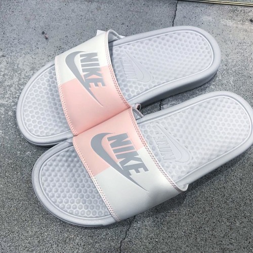 light pink nike sandals