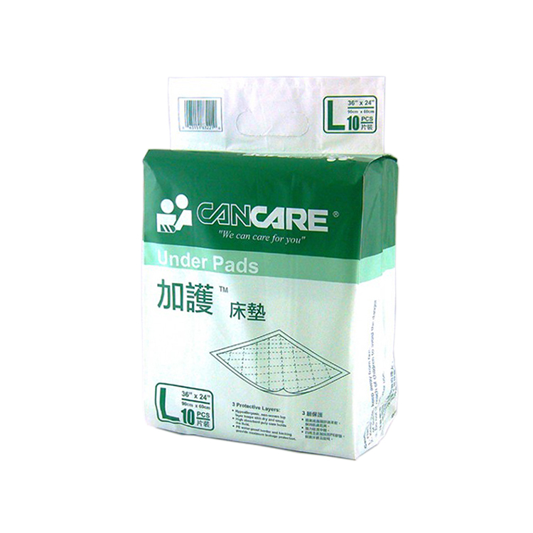 Cancare 加護 - 床墊 (大: 90 x 60cm) | (原箱10包 x 10片)