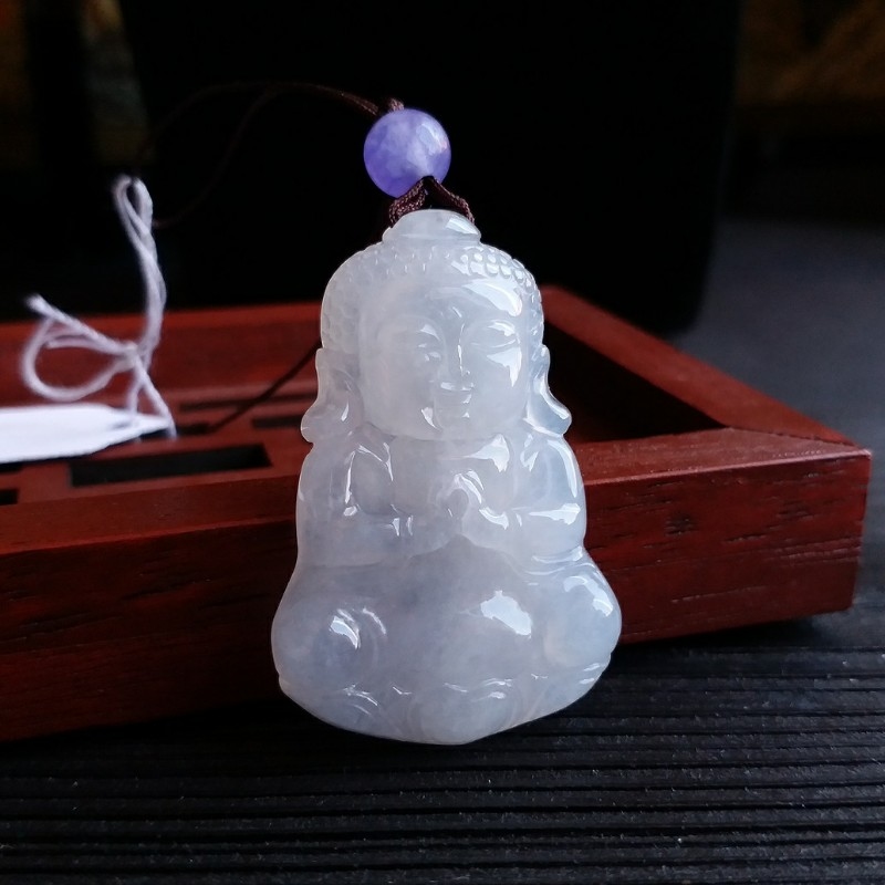 JK487 冰白翡寶寶彿