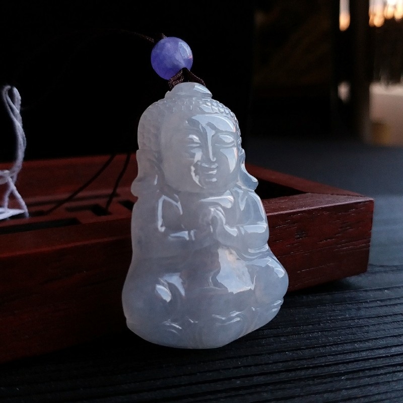 冰白翡寶寶彿, 天然翡翠A玉, 緬甸玉, Jade, Jadeite