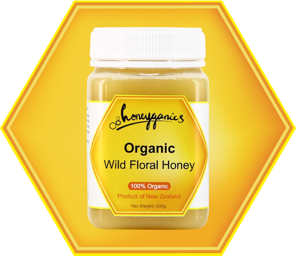 Honeyganics 有機野生百花蜜 500g