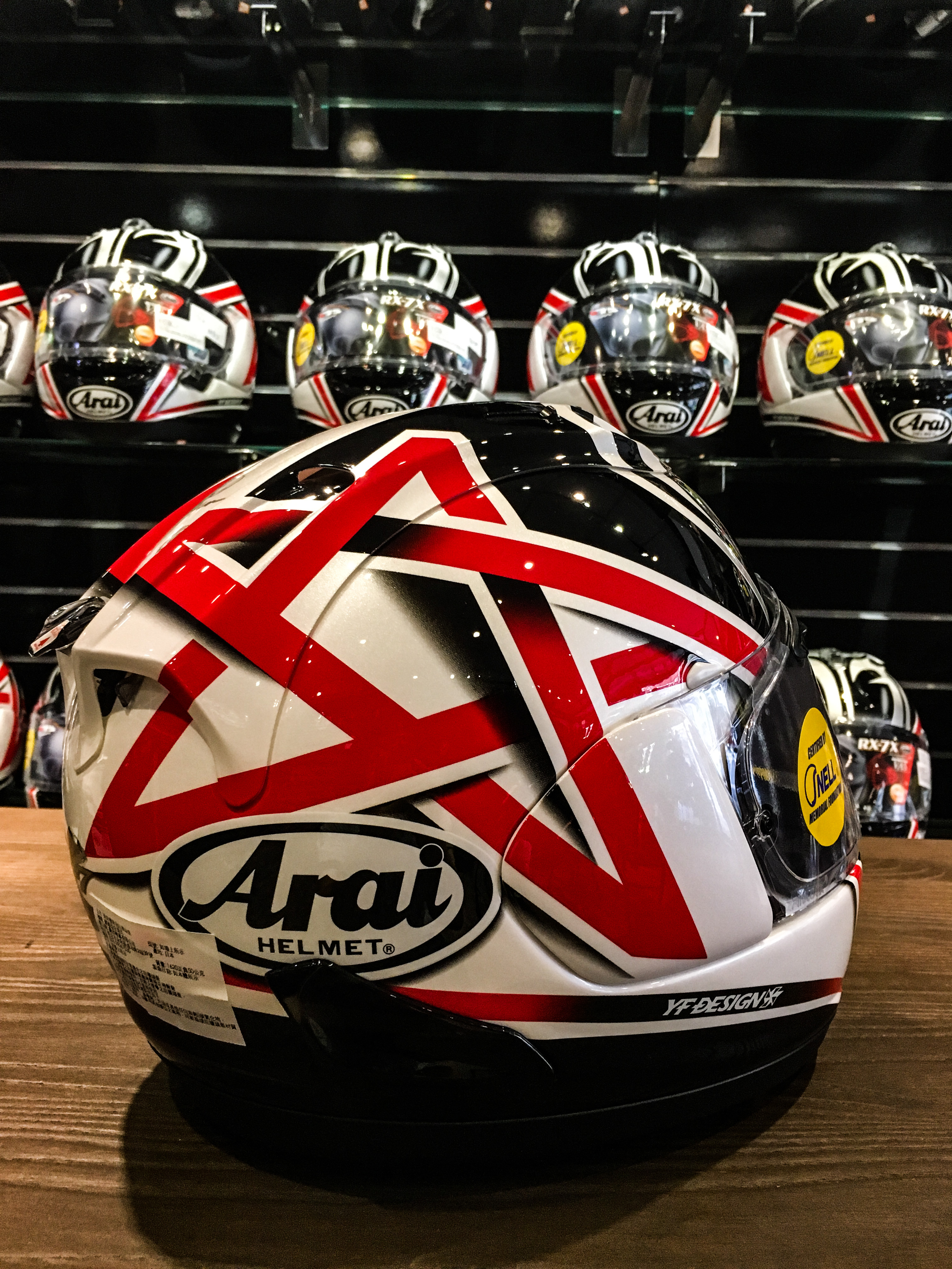 56DESIGN RX-7X 五芒星彩繪安全帽