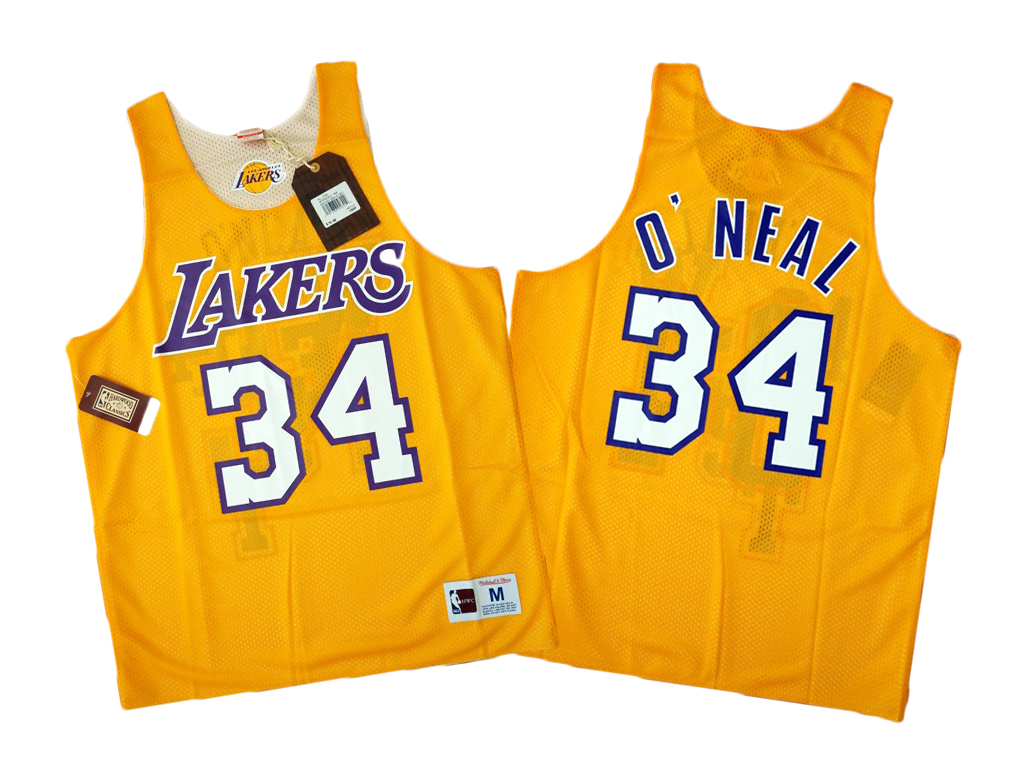 Mitchell & Ness 2004 NBA 全明星賽 Shaquille O'neal 雙面 練習球衣