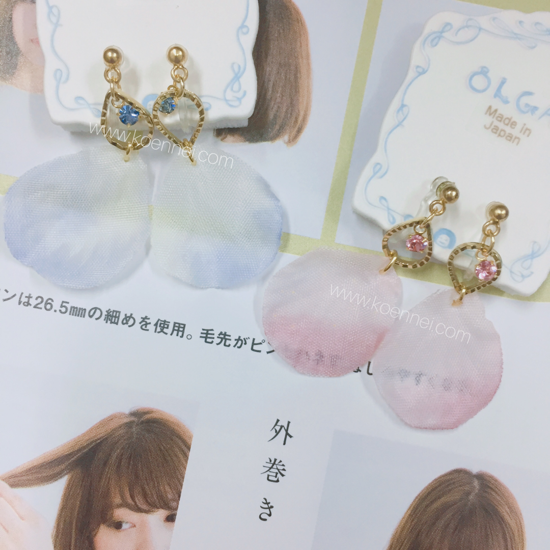 Osewaya 日本制花瓣耳環