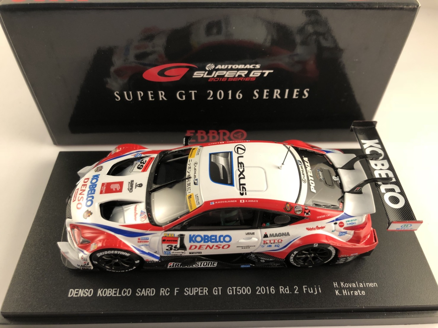 Ebbro 2012 Ebbro Denso Kobelco SC430 Car No. 39 Wakisaka