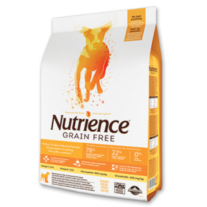 NUTRIENCE 無穀物系列 火雞+雞肉+鯡魚 全犬配方．2.5kg/10kg（狗狗乾糧）