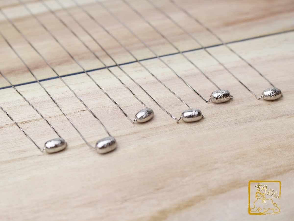 天鐵鼓珠項鍊 925銀鍊 強大能量 / 多色可挑