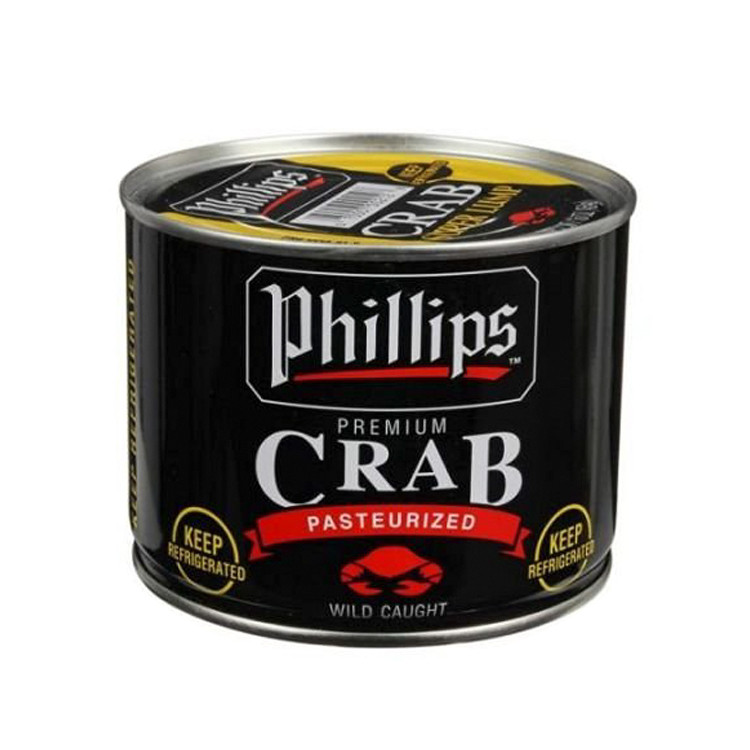 藍泳蟹新鮮蟹肉罐Phillips pasteurizes 