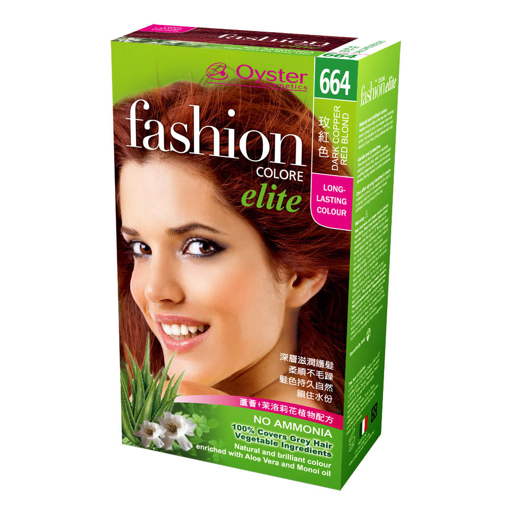 華世-歐絲特染髮劑 664號 玫紅色 Dark Copper Red Blond