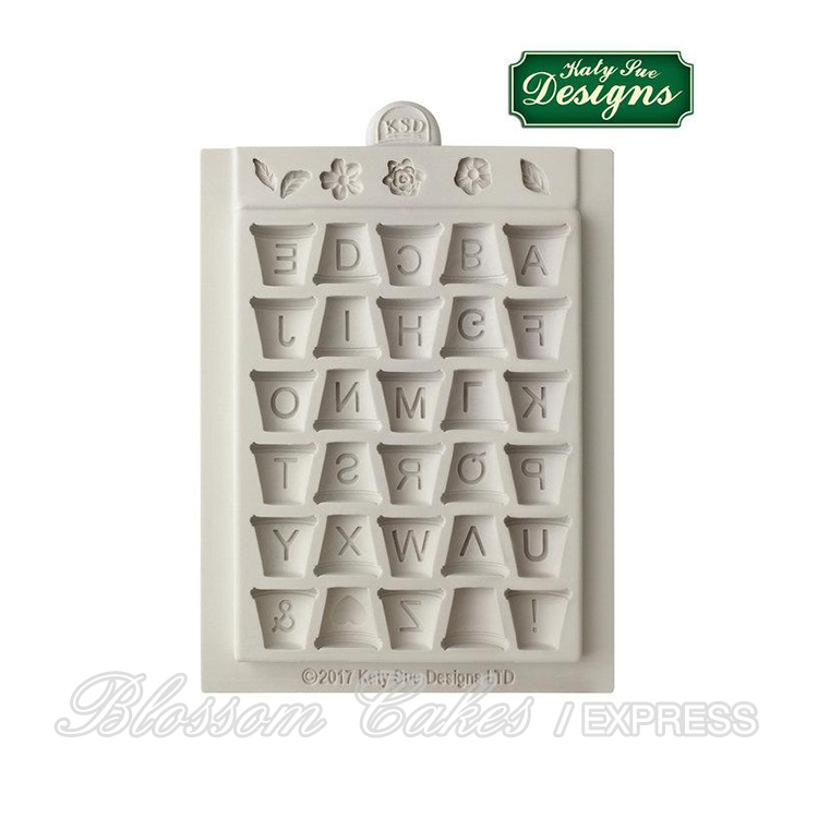 Katy Sue Alpha Pots - Silicone Mould