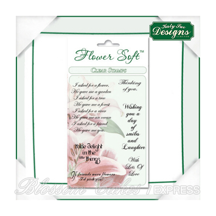 Katy Sue Floral Sentiment Stamps Design 2