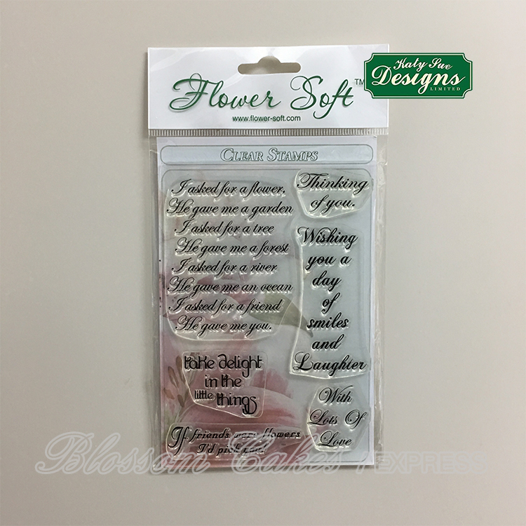 Katy Sue Floral Sentiment Stamps Design 2
