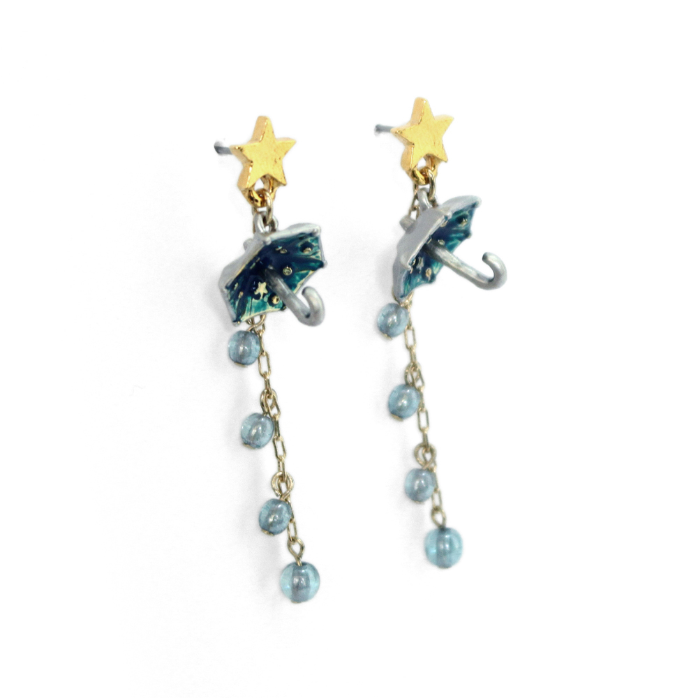 Palnart Poc 閃閃星空雨傘耳環/頸鏈