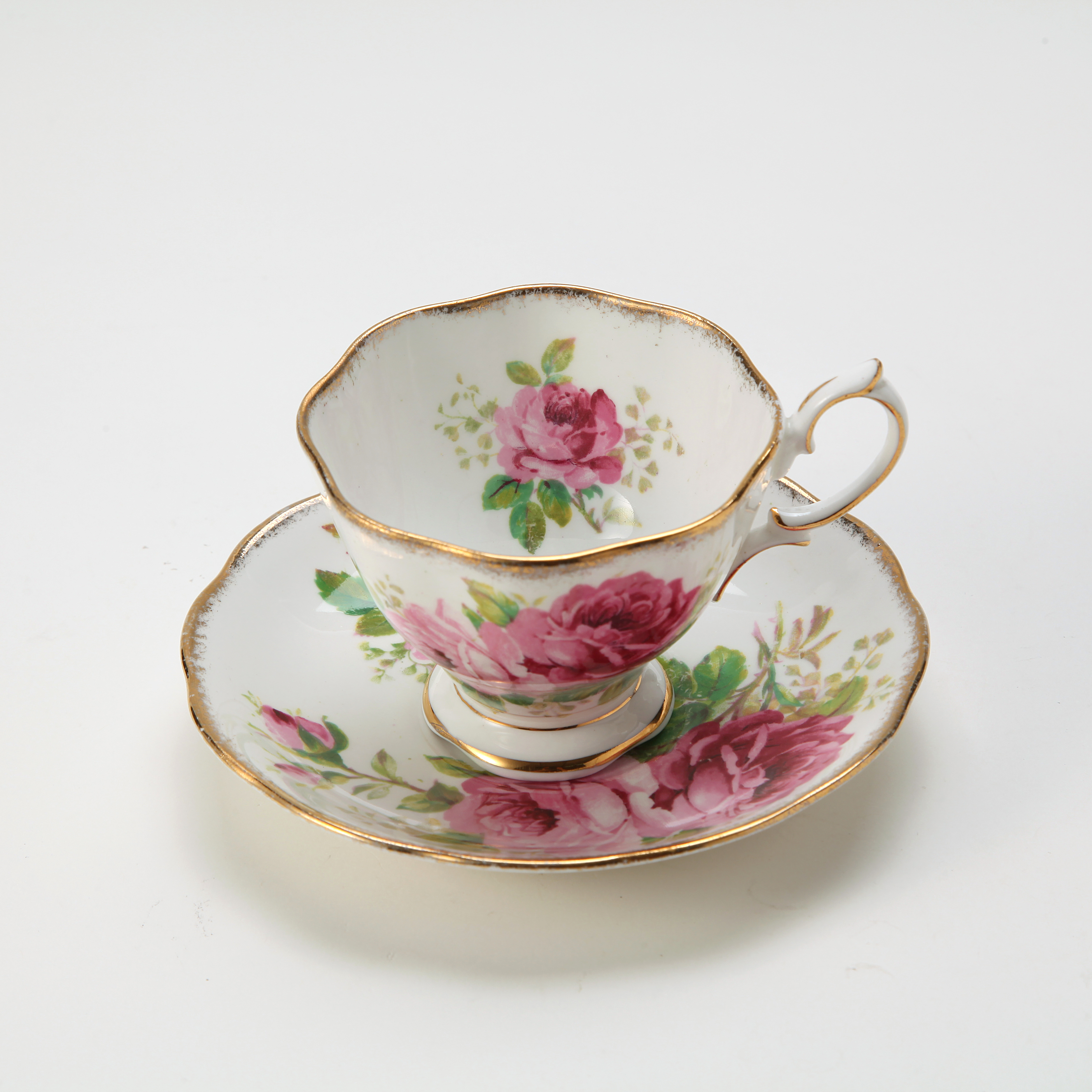 Royal Albert American Beauty Tea Cup and Saucer