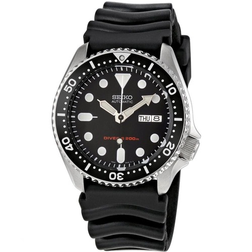 Buy Seiko SKX007K1 Automatic Divers Black Men's Watch