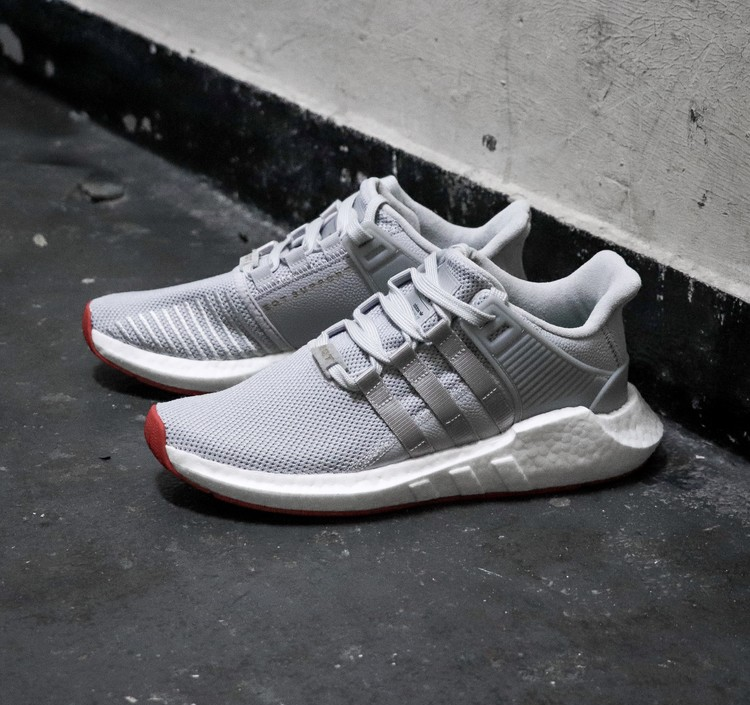 Adidas eqt grey red best sale