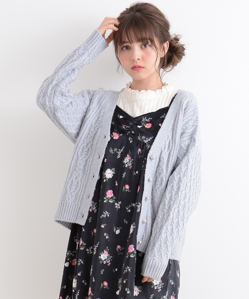 [MAJESTIC LEGON] V領開襟毛衣