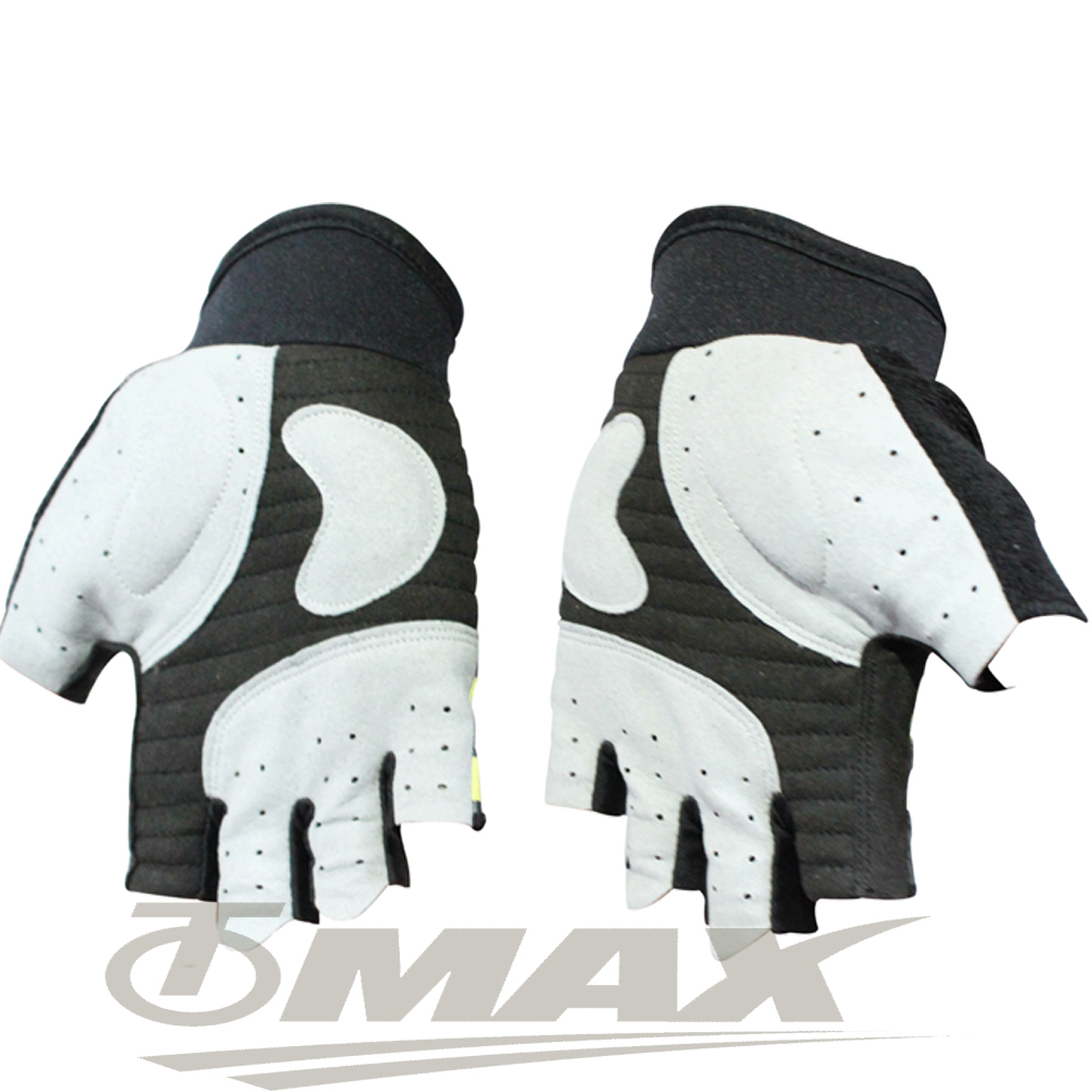 omax風火輪萊卡半指手套-藍色 破盤下殺