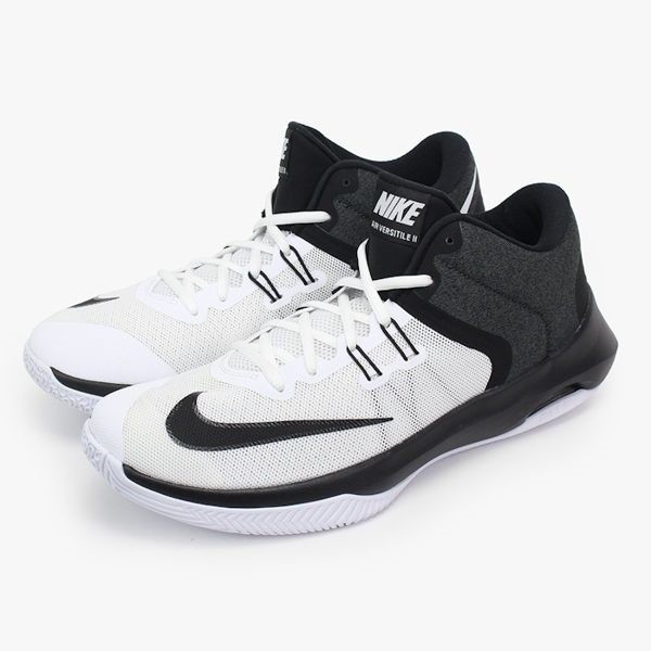 nike air versitile ii 男篮球鞋-白黑 921692100