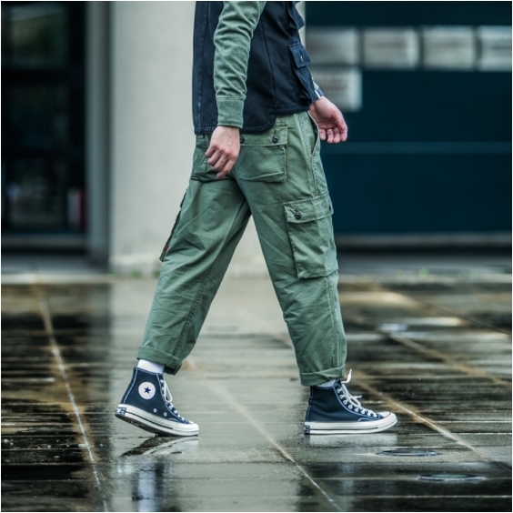 [NiL] 現貨 多口袋工裝褲黑、軍綠