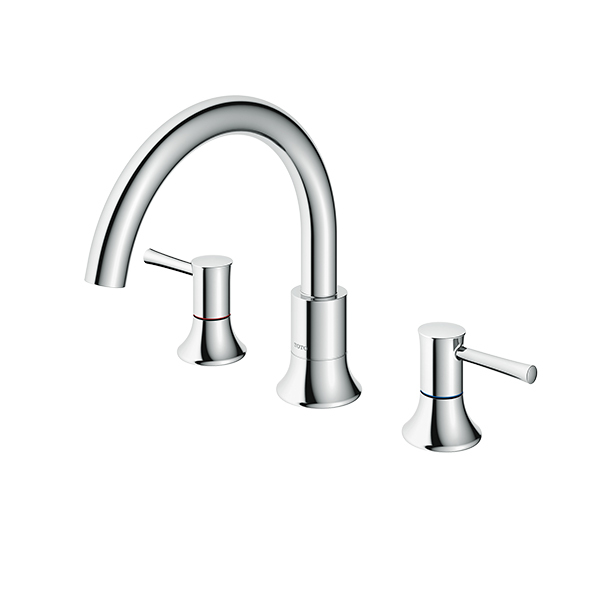 TOTO 衛浴 TBS02201PA 浴缸用三孔混合龍頭