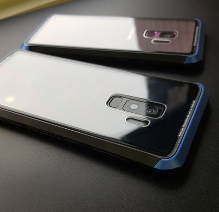 二代鋼盾 S9/S9+ 超值優惠組合【鋁合金鋼化玻璃防摔殼】（內含：鋁合金玻璃防摔殼＋3D滿版玻璃貼＋鏡頭保護套）免螺絲雙材質 截斷金屬 訊號無阻