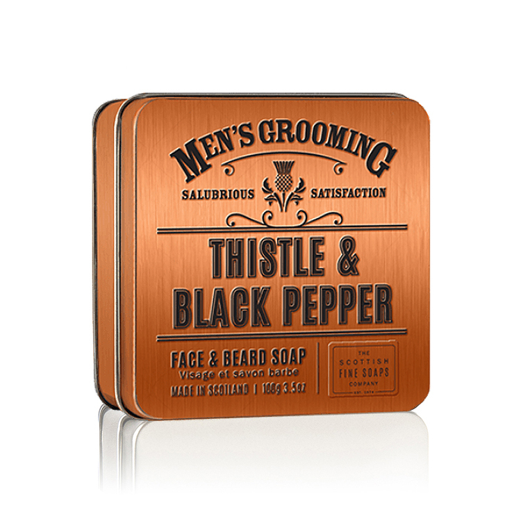 英國 Scottish Fine Soaps - 經典洗面皂 / 洗臉皂（洗臉＋清潔鬍鬚 二合一）