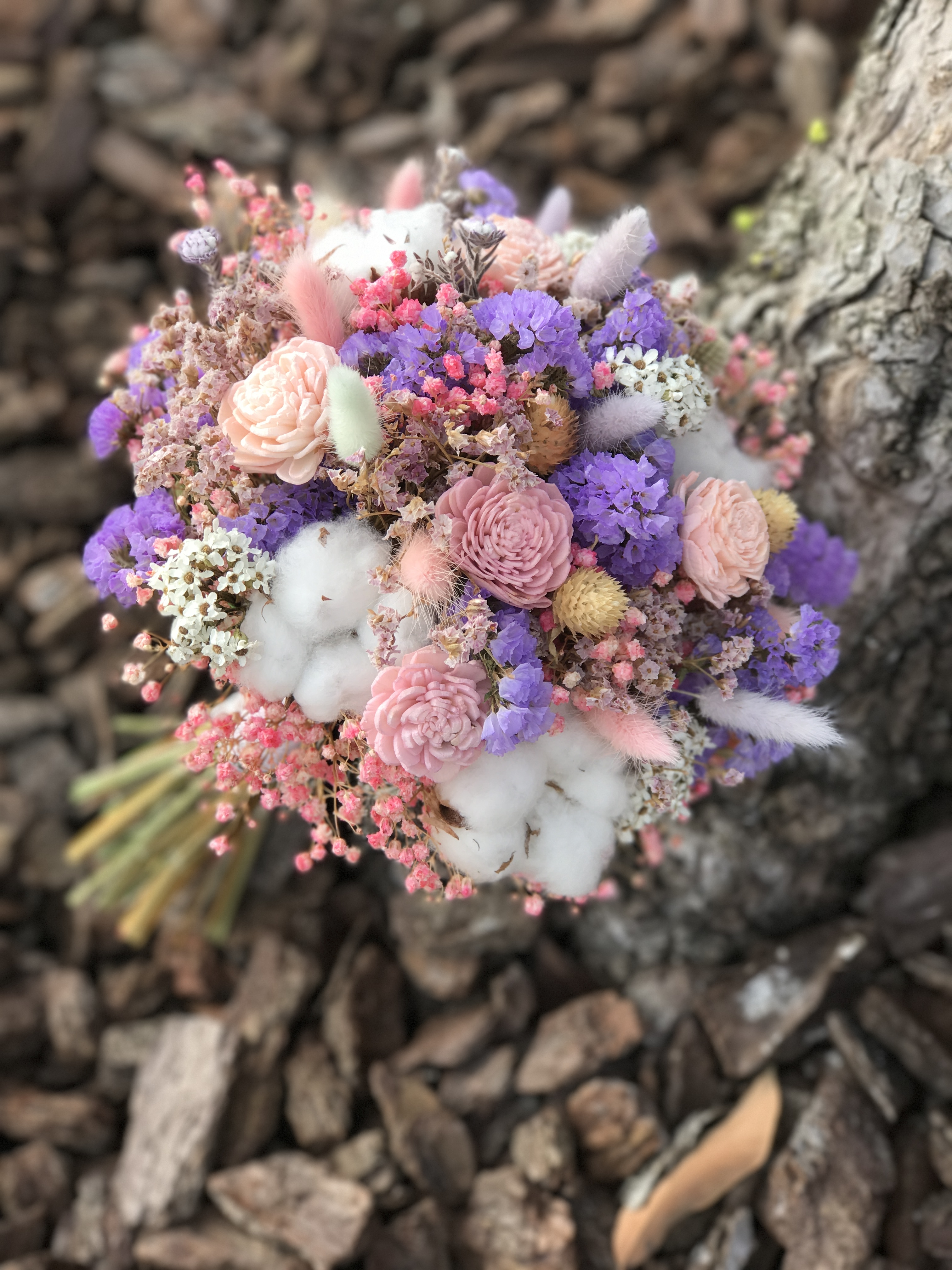 NO02｜奼紫嫣紅新娘捧花