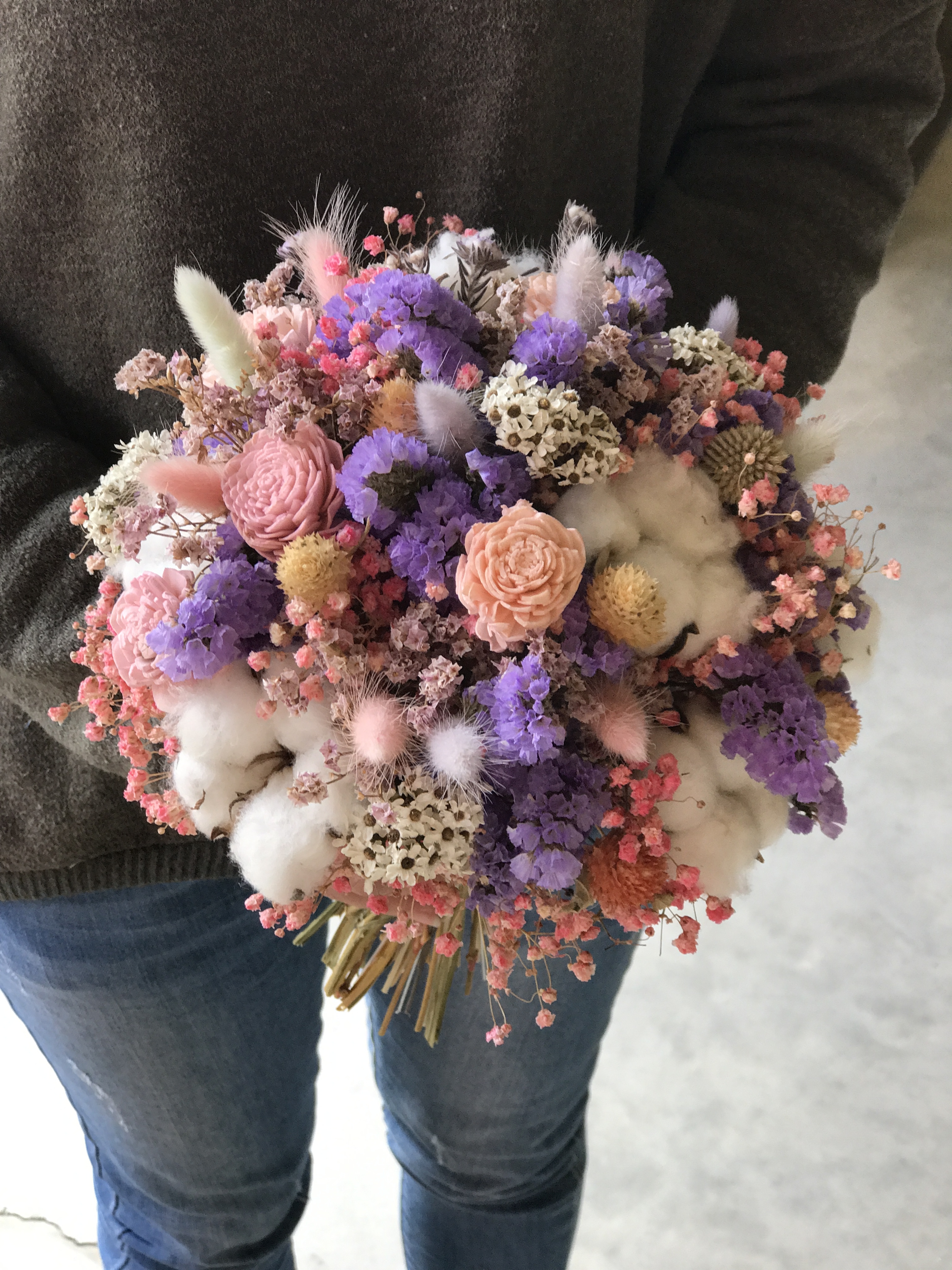 NO02｜奼紫嫣紅新娘捧花