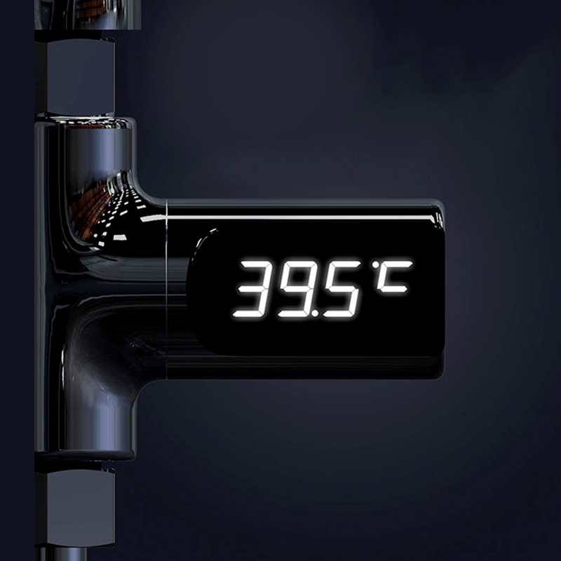 LED水溫感測器 (水流自動供電)