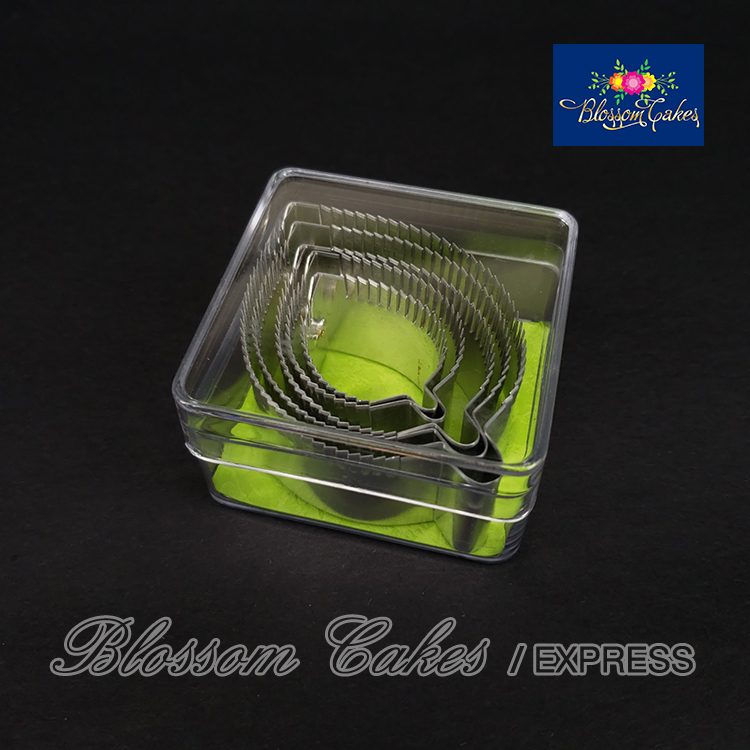 Rose Leaf Cutters, Set of 5