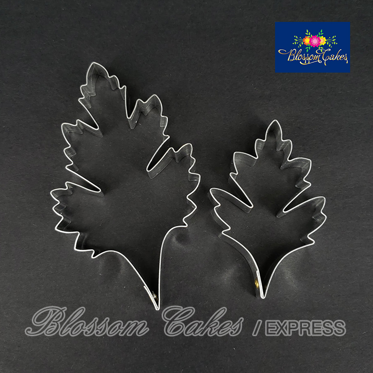 Chrysanthemum Leaf Cutters, Set of 2