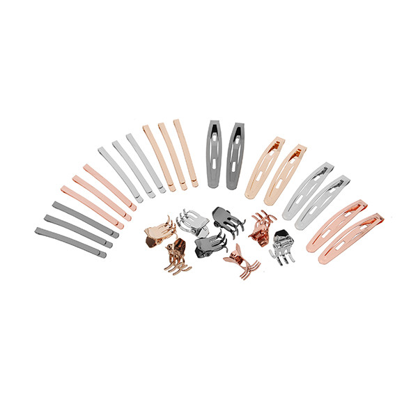 L. ERICKSON Clip & Go 綜合髮夾桶〈玫瑰金色系〉