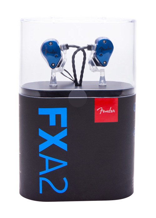 育典樂器| Fender FXA2 入耳式監聽耳機藍色