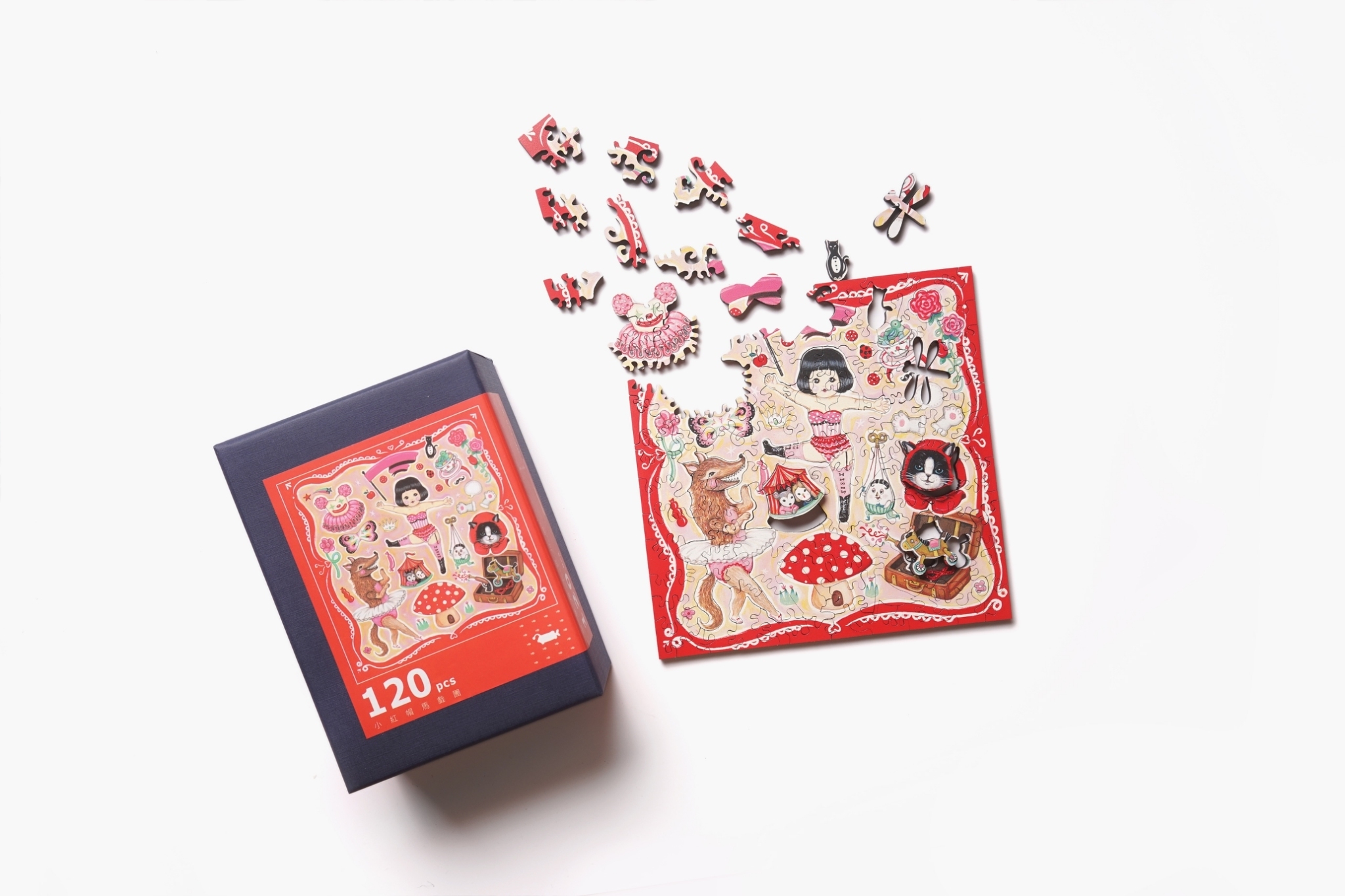 小紅帽馬戲團 Little Red Riding Hood 木質拼圖