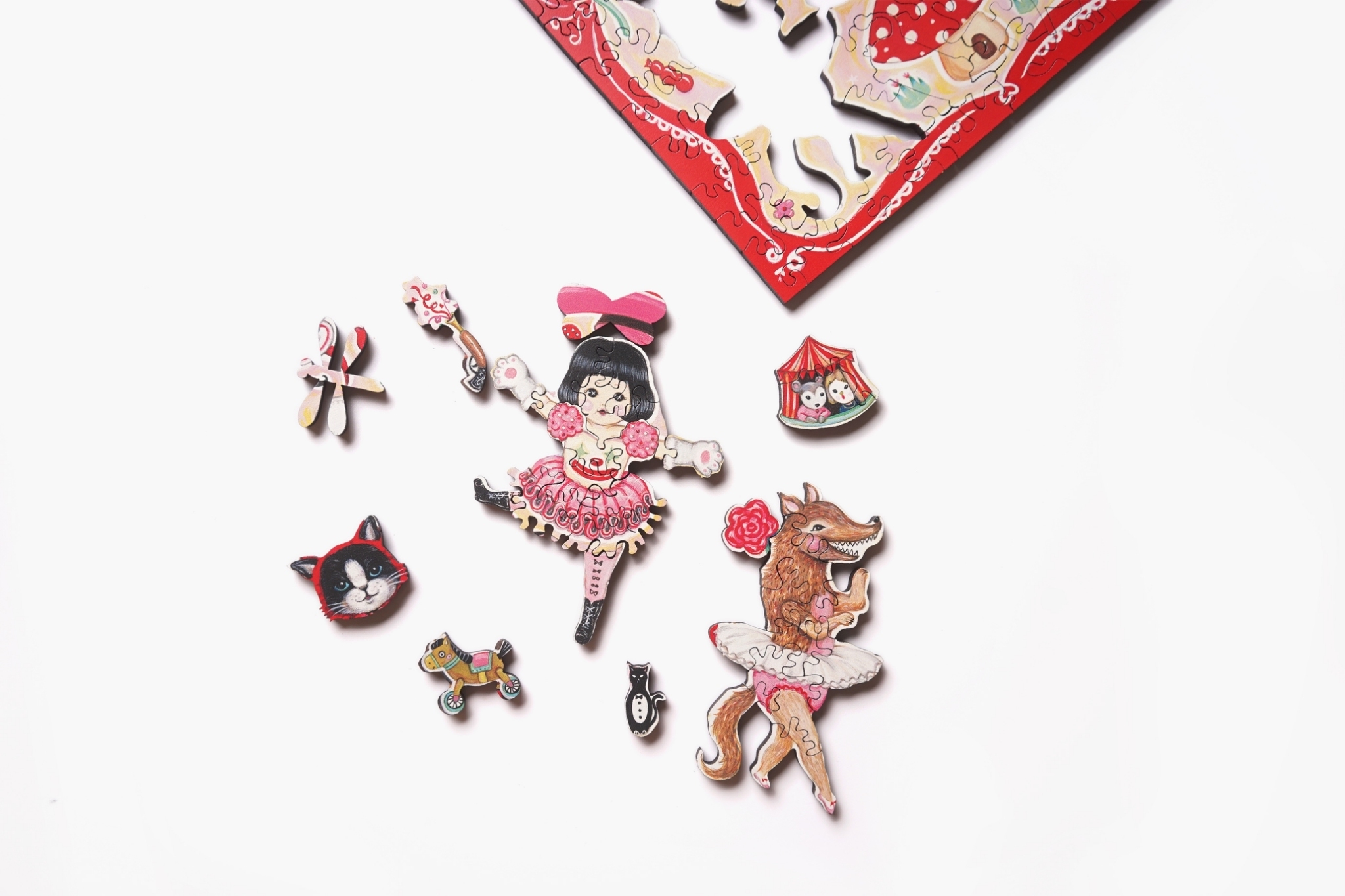 小紅帽馬戲團 Little Red Riding Hood 木質拼圖