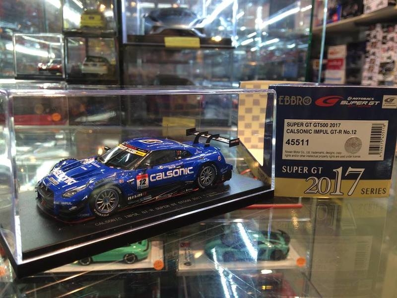 EBBRO 45511 CALSONIC IMPUL GT-R SUPER GT GT500 2017