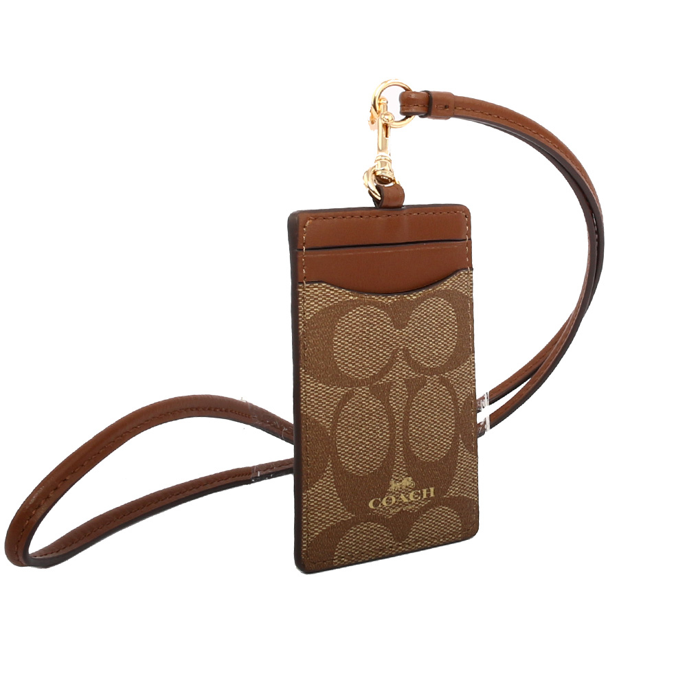 【COACH】F63274 PVC Logo掛式証件套/卡夾