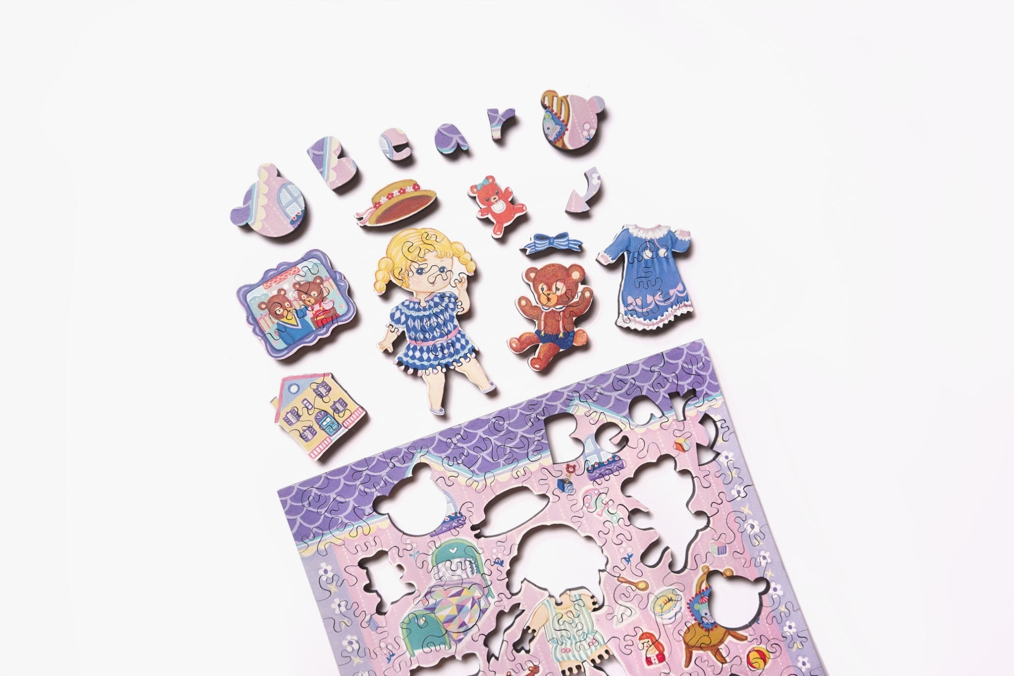 三隻小熊 Goldilocks and the Three Bears 木質拼圖