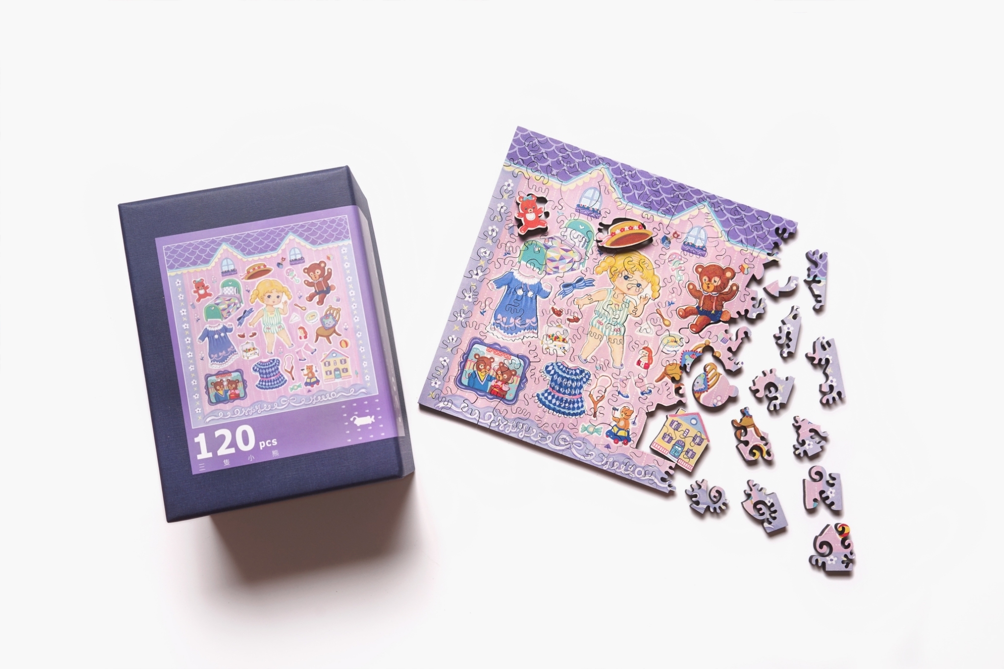 三隻小熊 Goldilocks and the Three Bears 木質拼圖