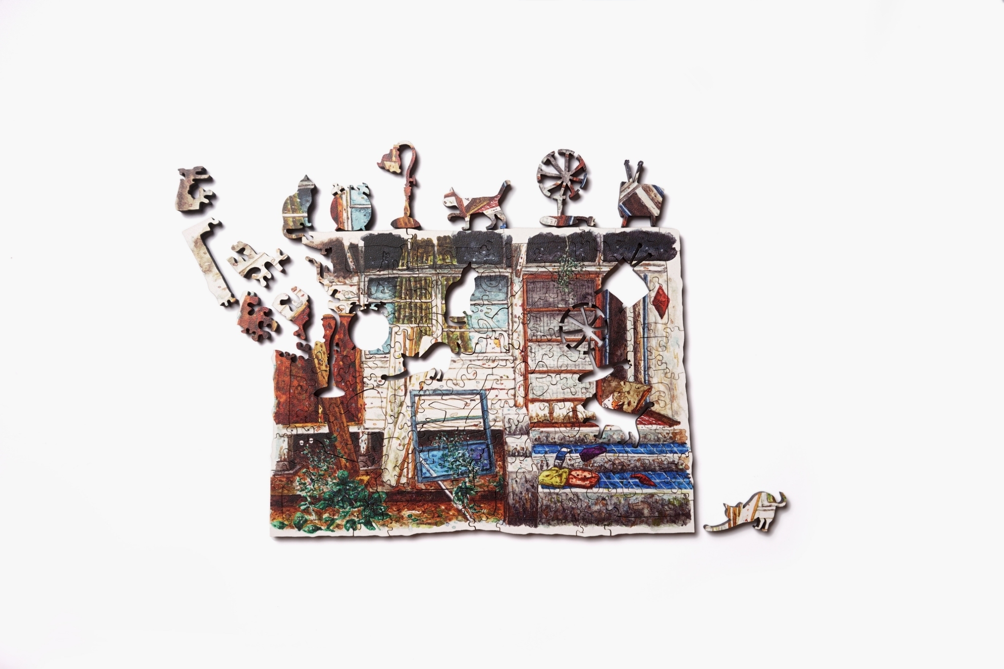 老屋 The Old Memories 木質拼圖