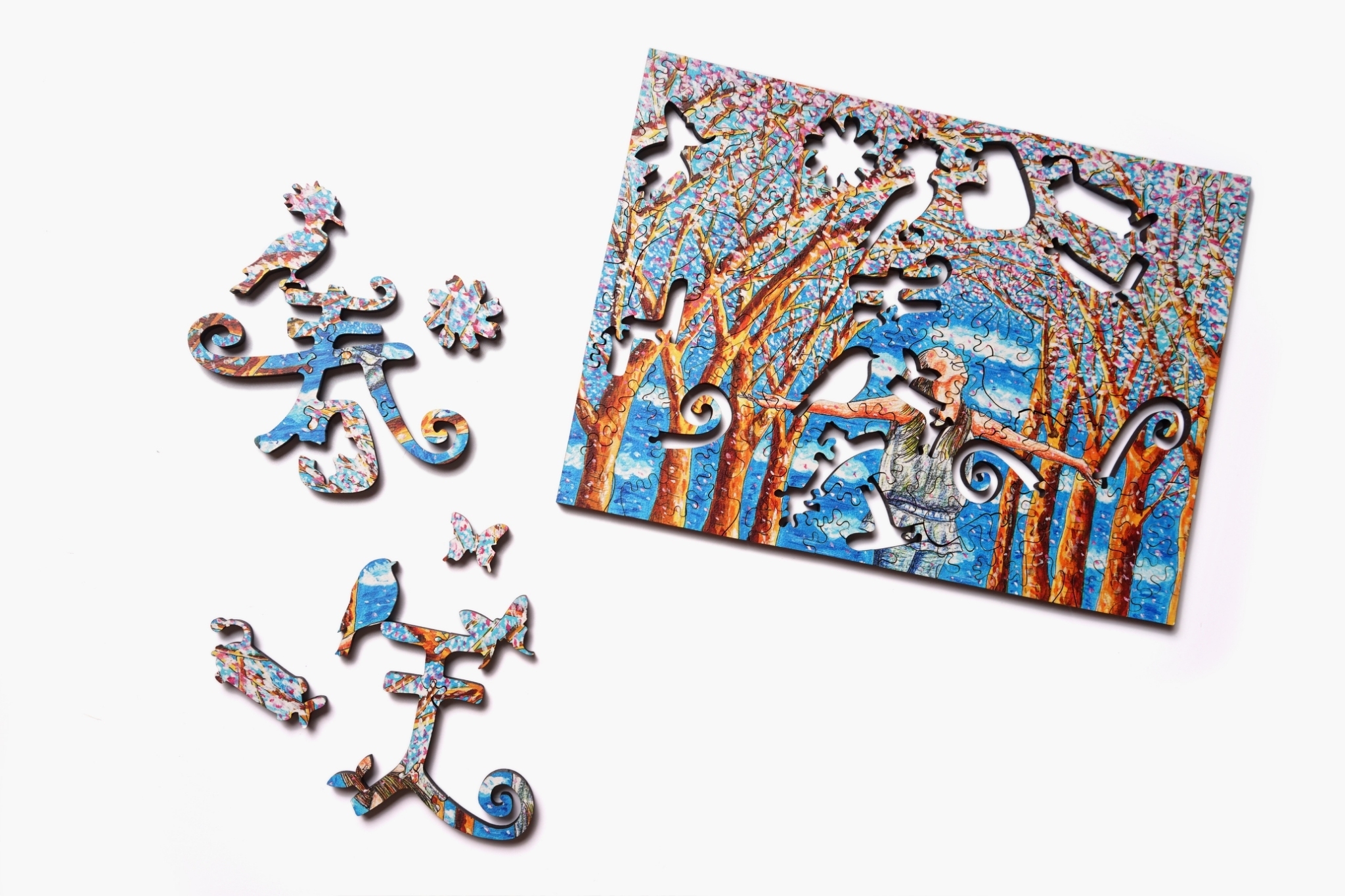 春天的消息 Letter from Spring 木質拼圖