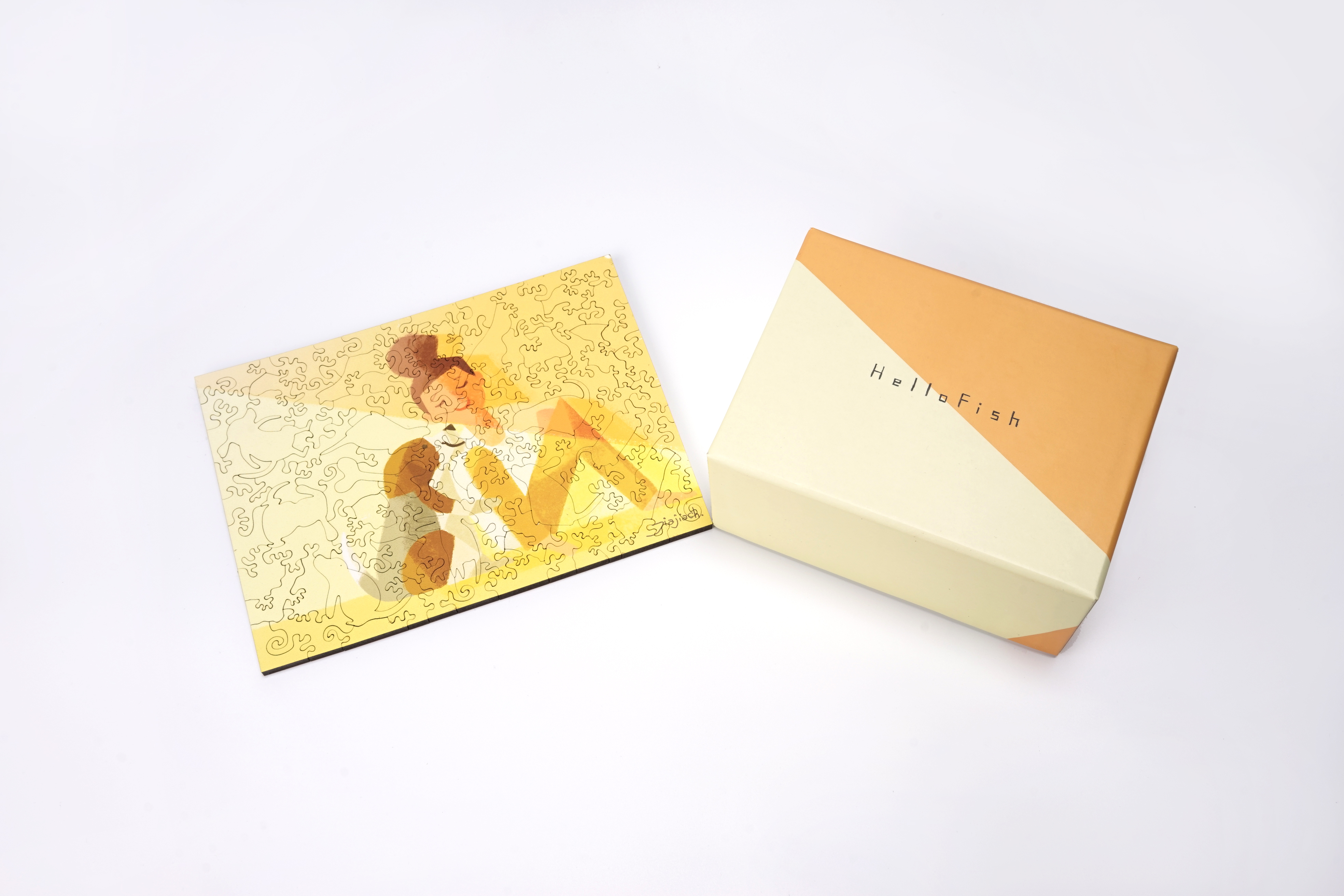 陪伴 Accompany 木質拼圖