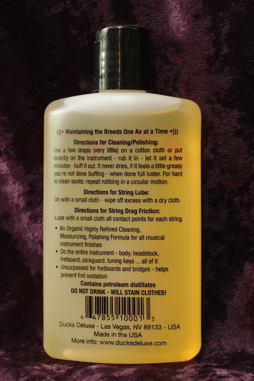 Dr.Duck's 綜合保養油 鴨子油 吉他/貝斯 指板油/琴身清潔