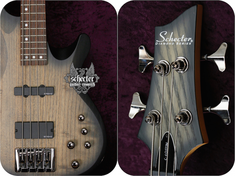 又昇樂器. 音響】Schecter C-4 Custom 四弦主動式電貝斯