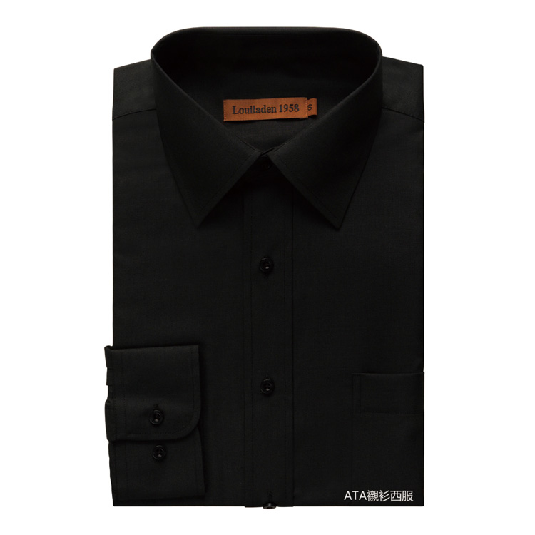 韓版防皺 黑色素面