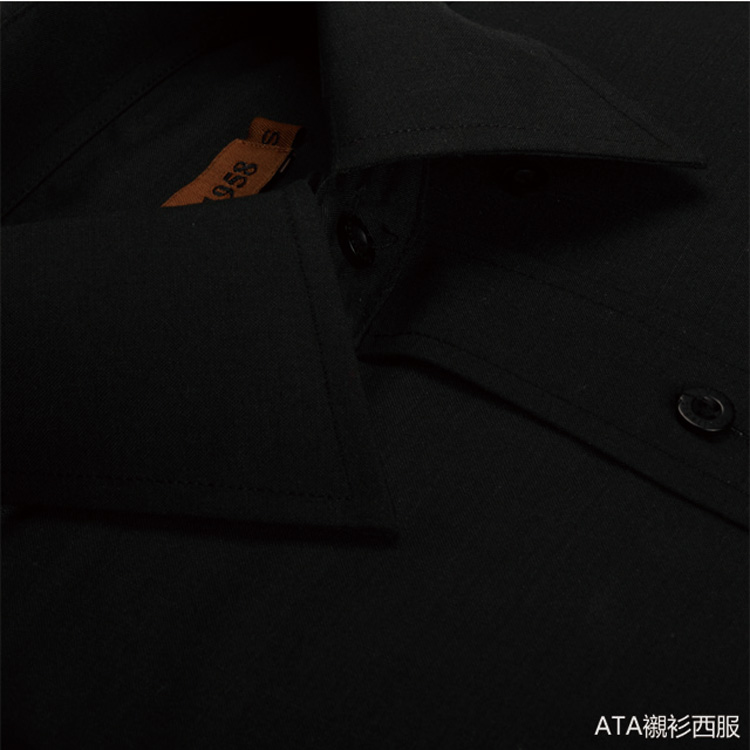 韓版防皺 黑色素面