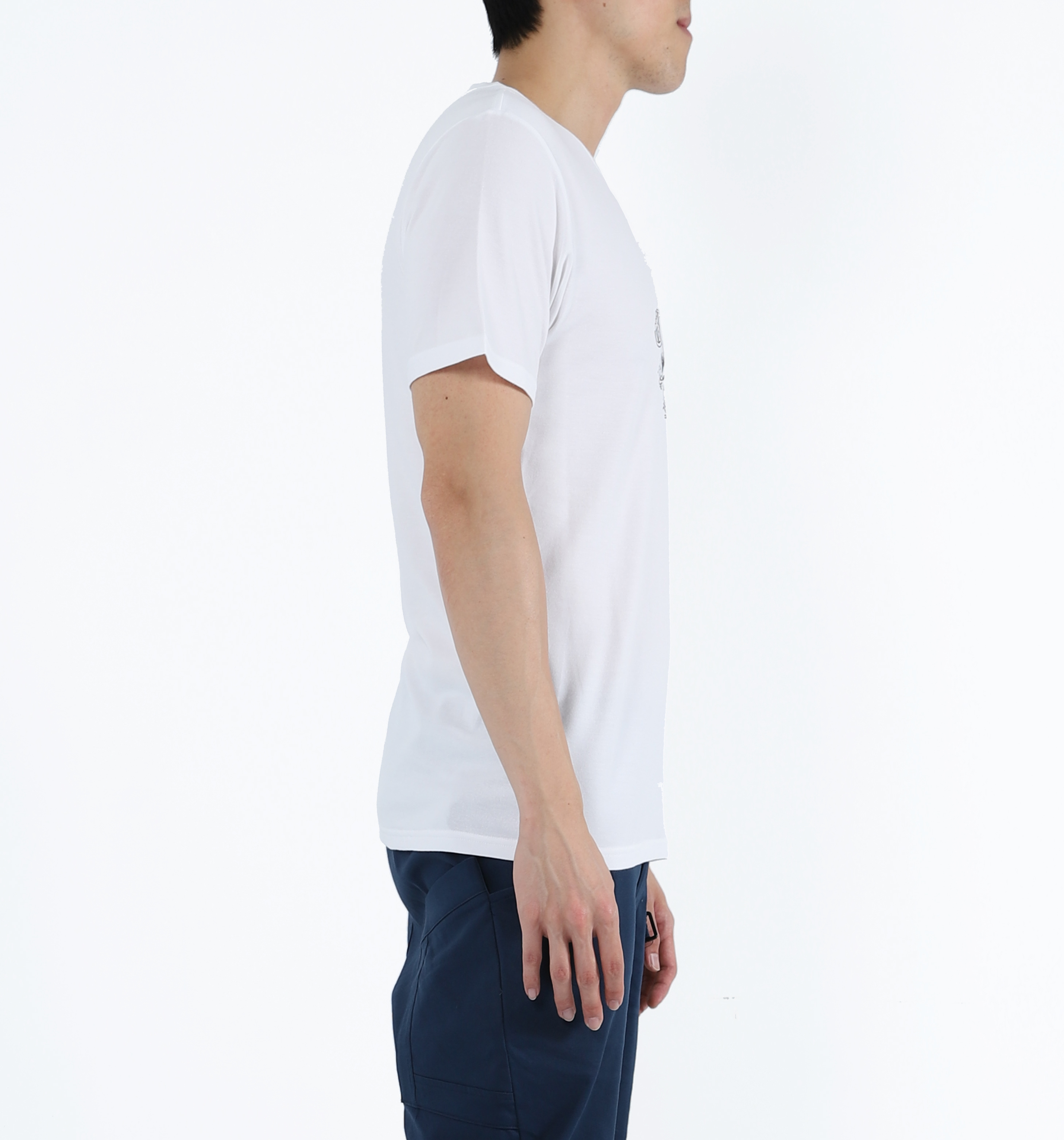 如魚得水 - 虱目魚騎士膠原蛋白印花消臭Tee (白)